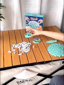 Wonderful Toys Astronaut Balance Tree Game Stackable 48pcs Space Puzzle Board Toys Kids Parent-Child Interactive