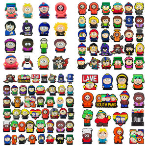 Hot Toys | 16-46Pcs Cartoon Shoe Charms PVC Shoes Decoration Accessories DIY Bubble Slides Clog Sandal Wristband Buckle Kids Gifts