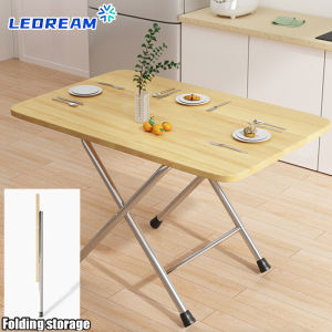 Foldable table portable dining table for kitchen save space multi-purpose outdoor picnic simple folding table