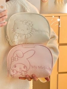 Sanrio Officially Authorized Cosmetic Bag Minimalist Portable Cosmetics Cosmetics Bag Skin Care Products Travel Buggy Bag Girls