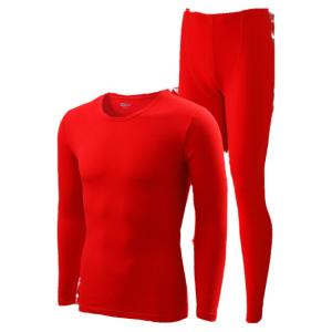 Hodo Antibacterial Cotton Thermal Underwear Set for Men And Women Marriage Red Color Lucky Year Snake Design Simple Style Long Sleeve