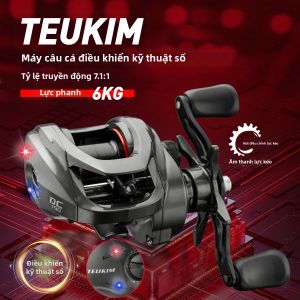 JOHNCOO | Máy Câu Cá Kỹ Thuật Số JOHNCOO Tỉ Số Truyền 7.1:1 Lực Kéo Tối Đa 6kg Máy Câu Tay Quay DC Dành Cho Câu Cá Biển Sông Hồ Bãi Biển