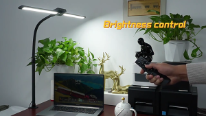 LED Table Lamp 24W Desk Lamp Study Lamp Dimmable Double Head Table Light For Study Gaming Work Eye protection