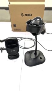 Zebra DS2208 2D Wire Barcode Scanner Stand & USB (DS2208-SR7U2100SGW)