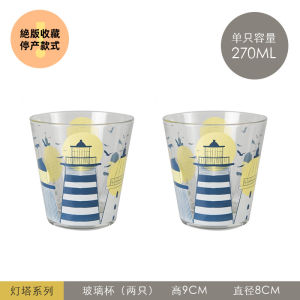 Finland Muurla Imported Glass Cup Girls Home Cute Ins Style Transparent Simple Tea Cup Juice Cup