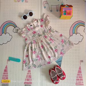 Dress KAYLA CREAM - dress anak perempuan/dress bayi perempuan usia 0-4 tahun