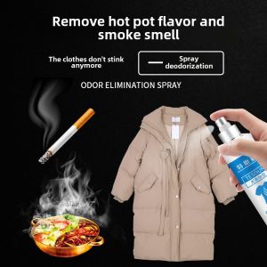 Fabric Deodorizing Spray for Clothes BBQ Smoke Alcohol Odor Removal Spray Freshener Long Lasting Fragrance Non Fragrance