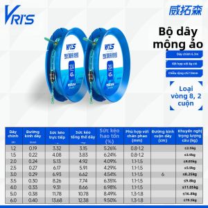WEITUOSEN | Bộ Dây Câu Cá Nhập Khẩu Cao Cấp