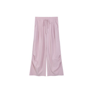 Striped Tube Top & High Waist Wide Leg Trousers Set Summer Outfit