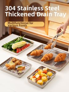 Onlycook | khay lọc dầu chiên rán Khay Lọc Kiểm Soát Dầu Inox
