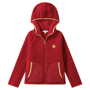 moodytiger | Insulated Red Wool Coat for Children