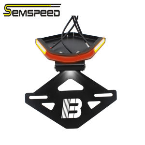 SEMSPEED รถจักรยานยนต์ด้านหลังป้ายทะเบียน Fender หาง Tidy Bracket ไฟเลี้ยวสำหรับ BMW S1000RR S 1000 RR 1000RR 2021-2022