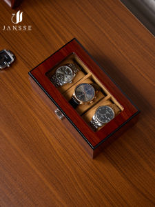 High-End Luxury Wooden Watch Storage Box Multi-Position Mechanical Watch Organizer Gift Box for Wristwatches by JANSSE