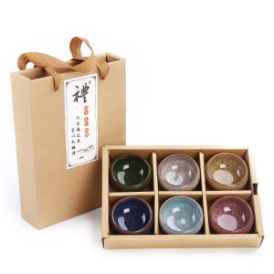 Japanese Style Full Set Ceramic Teaware 6 Pieces