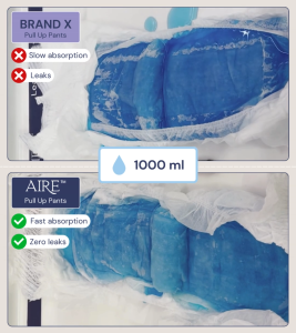 Aire Ultra Protection Adult Diaper Pull Up Pants - Size XL (1X12 pcs) (Adult Diaper Pants Overnight Protection Heavy Leakage)