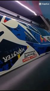 Stiker striping supra x gtr 150 - winner 150 grafis variasi 027