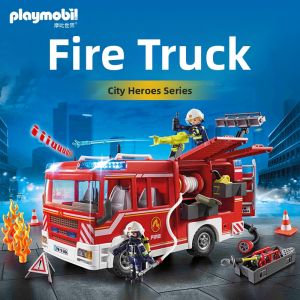 Playmobil | City Heroes Series Large Fire Truck Toy for Boys