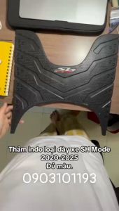 Thảm indo loại dày xe SH Mode 2020 đến 2025 đủ màu.