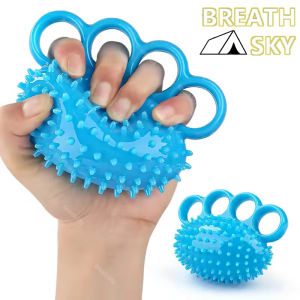 1Pcs Hand Grip Strength Ball Finger Wrist Flexibility Exerciser Grip Ball Muscles and Hand Strengthener Exercise for 4 Fingers