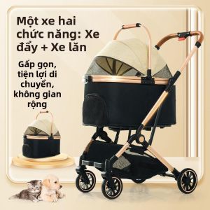 LIWAN | Xe Đẩy Thú Cưng Nhẹ Có Thể Tách Rời Gọn Gàng Cho Chó Mèo