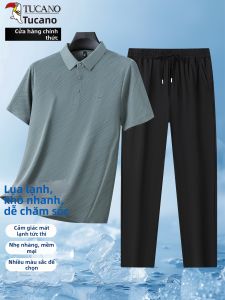 TUCANO | Bộ Áo Thun Tay Ngắn Polo Lụa Mát Mẻ Cho Mùa Hè