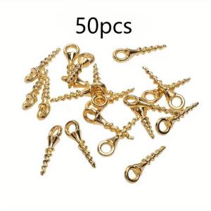 50pcs Mini DIY Metal Screws Suitable for Walls Wood Photo Frames Cabinets Living Rooms and Kitchens