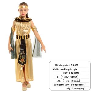 Trang Phục Cosplay Pharaoh Ai Cập Cổ Đại Dành Cho Người Lớn Áo Choàng Thêu Vàng Kèm Quần Dành Cho Các Bữa Tiệc Theo Chủ Đề Kim Tự Tháp Và Hóa Trang Halloween