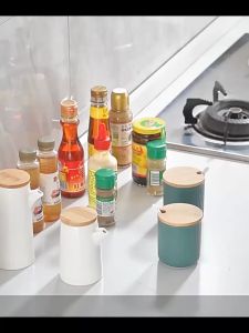 Storage Rack No Drilling Wall Mounted Suction Cup Shower Bathroom Organizer Kitchen Shelf Rack Mental Basket Shelf Kitchen Condiment Storage Rack Multi-Layer Stainless Steel Perforation-Free Wall Hanging Condiment and Salt Storage Rack