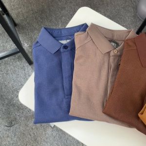 Áo polo gân Polido nam 7 màu chất liệu cotton trơn basic thời trang nam trẻ trung phong cách dễ mắc thoáng mát