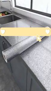 Giấy dán bếp chống dầu mỡ phủ nhôm cách nhiệt tiện dụng