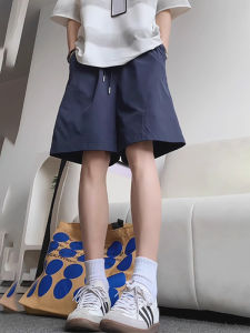 Quần Short Thể Thao Nylon Nhanh Khô Mùa Hè Cho Nam Quần Chạy Bộ Ngoài Trời Quần Lửng Năm Mảnh Cắt Chéo Bằng Lụa Băng