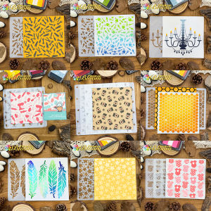 Original Pratical Tools Cook Coffee Bees Stars Baby Cloth Texture Partterns Stencils Paper - Spray Paint & Graffiti