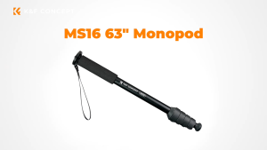 K&F CONCEPT Camera Monopod Lightweight and Portable 5-Section Height Monopod With Metal And Rubber Feet 2-in-1 Design