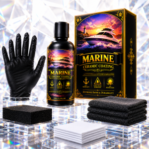 MARINE CERAMIC COATING Professional Grade – High Gloss Boat Paint & Yacht Surface Protection