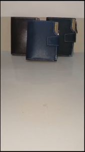 BAELLERRY D1282 DOMPET UANG LIPAT TEBAL ZIPPER PRIA WANITA BAHAN SINTETIS LEMBUT ADA TEMPAT KOIN