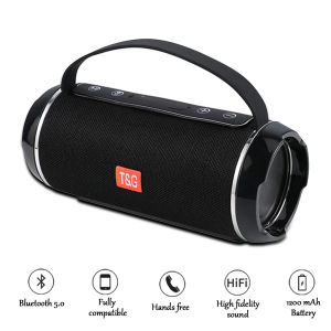 Xách tay loa bluetooth Loa âm thanh siêu trầm không dây bass ngoài trời âm thanh cột Boombox TF âm thanh nổi FM AUX đầu vào