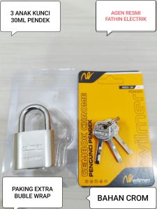 GEMBOK STANLESS / ANTI MALING 30ML-60ML EXTRA BUBLE WRAP WILMER