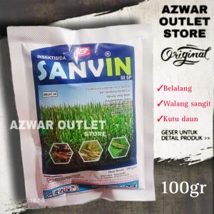 SANVIN 88SP KARBANIL | insektisida racun hama serangga & kutu daun untuk tanaman