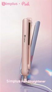 Simplus 3-in-1 Hair Straightener  Moroccan Argan Oil Ceramic  Worldwide Volatge  30 Million Negative Ions  5 Temperature ZFBA010