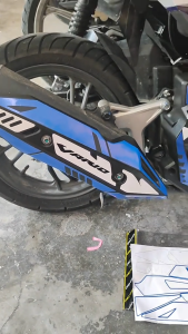 honda vario 125 150  motorcycle exhaust muffler cover decorative waterproof sticker
