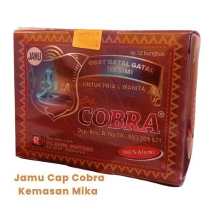 Jamu Herbal Gatal - Gatal Cap CBR - Bantu redakan Alergi Eksim - Kemasan Mika Tebal isi 12 sachet