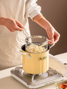 Onlycook เตาทอดแบบมีกรอง เตาทอดขนาดเล็กแบบใช้ในครัวเรือน มีฟีเจอร์การใช้งานหลายอย่าง เตาทอดสไตล์ญี่ปุ่น ทนความร้อนได้ ไฟฟ้า