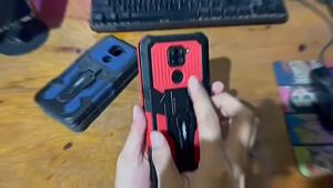 Case Untuk Realme 9i New Casing Hp Kickstand Armor Belt Clip Terbaru