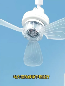 Sofia 3-Blade E27 Mini Fan Universal 360 Rotation Ceiling Fan WallDesk Fan