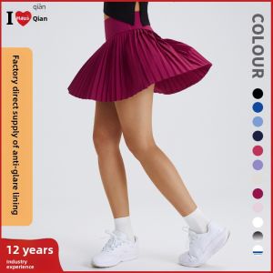 Sporty Short Skirt Yoga Golf Tennis Anti-Light Folding Skirt Ball Badminton Short Style Home Living Other Products