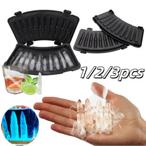 1/2/3pcs Bullet Ice Block Mold Halloween Bar Ice Block Household For Summer Whiskey Wine Pudding Cold Drinks Cocktails Ice Cube