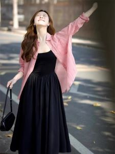 GEBOFU | French Pink Long Sleeve Linen Shirt