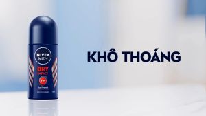 Lăn Ngăn Mùi NIVEA MEN Khô Thoáng Vượt Trội Bảo Vệ Suốt 72h 50ml