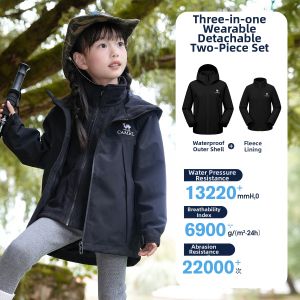 CAMEL | 3-in-1 2026 New Model Water-resistant Hooded Jacket