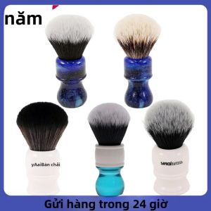 Bàn Chải Cạo Râu Chuyên Nghiệp Dành Cho Nam Yaqi Với Tay Cầm Bằng Nhựa Và Lông Nylon Để Chăm Sóc Râu Dụng Cụ Cạo Râu Cho Mặt Cấp Độ Thợ Cắt Tóc